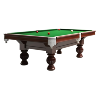 ai gegenereerd snooker tafel Aan transparant achtergrond - ai gegenereerd png