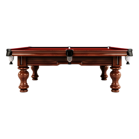 ai generado snooker mesa en transparente antecedentes - ai generado png