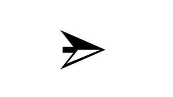 Animated 2d arrows sign symbol icon animation video footage. 4K transperancy Background.