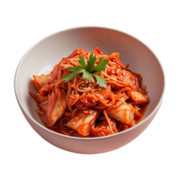 ai generato coreano cibo delizioso kimchi isolato su trasparente sfondo png