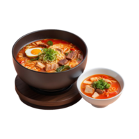 ai gerado sundubu jjigae coreano Comida isolado em transparente fundo png