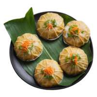 AI generated banh xeo vietnam food isolated on transparent background png