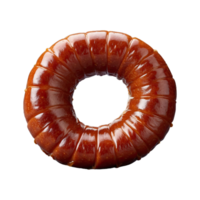 AI generated grilled sausage snack isolated on transparent background png