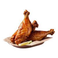 AI generated food chicken wings fast food isolated on transparent background png