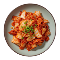 ai generado coreano comida delicioso kimchi aislado en transparente antecedentes png