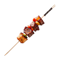 ai généré brochettes barbecue nourriture isolé sur transparent Contexte png