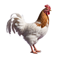 ai généré poulet isolé sur transparent Contexte png