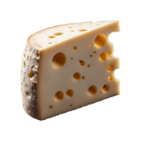 ai generato svizzero formaggio isolato su trasparente sfondo png