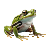 ai généré grenouille isolé sur transparent Contexte png