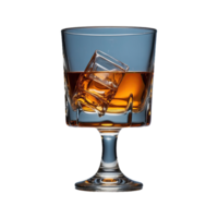 ai generiert Whiskey Glas isoliert auf transparent Hintergrund png