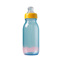 ai generiert Baby Flasche isoliert auf transparent Hintergrund png