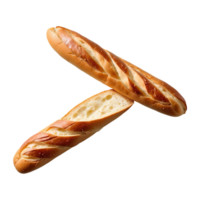 AI generated Baguette Long isolated on transparent background png