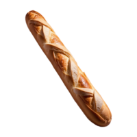 ai gegenereerd baguette lang geïsoleerd Aan transparant achtergrond png