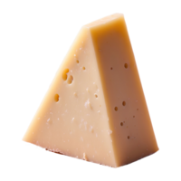 ai généré Parmesan coin isolé sur transparent Contexte png