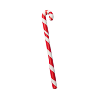 AI generated Candy Cane isolated on transparent background png