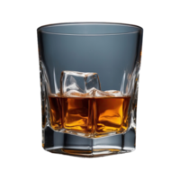 AI generated Whiskey Glass isolated on transparent background png