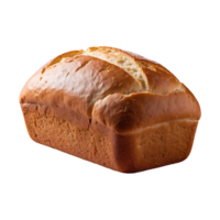 ai generado un pan pan aislado en transparente antecedentes png