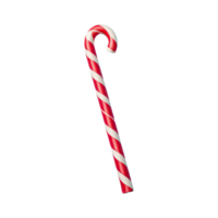 AI generated Candy Cane isolated on transparent background png