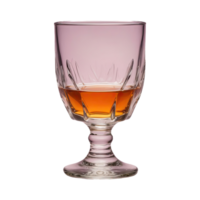 AI generated Whiskey Glass isolated on transparent background png