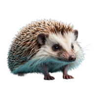 AI generated Hedgehog isolated on transparent background png