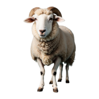 AI generated Sheep isolated on transparent background png