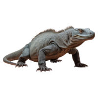 ai genererad komodo drake isolerat på transparent bakgrund png