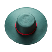 AI generated Round Chinese Hat isolated on transparent background png