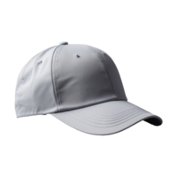 AI generated Grey Cap isolated on transparent background png