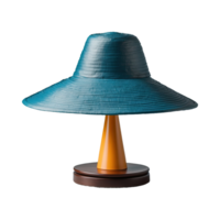 AI generated Round Chinese Hat isolated on transparent background png