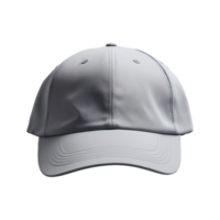 AI generated Grey Cap isolated on transparent background png