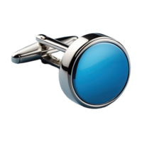 AI generated Round Cufflink isolated on transparent background png