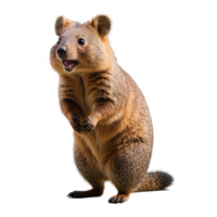 ai généré quokka isolé sur transparent Contexte png