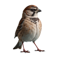 AI generated Sparrow bird isolated on transparent background png