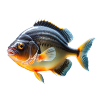 AI generated Piranha isolated on transparent background png