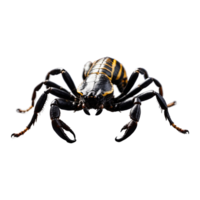 ai genererad scorpion isolerat på transparent bakgrund png