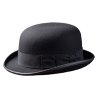 AI generated Bowler Hat isolated on transparent background png