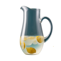 ai gerado limonada jarro isolado em transparente fundo png