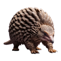 ai generiert Pangolin isoliert auf transparent Hintergrund png