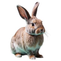 AI generated Rabbit isolated on transparent background png