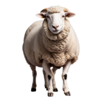 ai gegenereerd schapen geïsoleerd Aan transparant achtergrond png