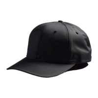 AI generated Cap Black isolated on transparent background png