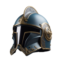 AI generated Armet Helmet isolated on transparent background png