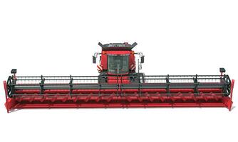 Farm Combine Harvester 3D rendering on white background photo