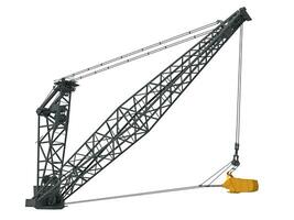 Dragline Excavator Bucket heavy construction machinery 3D rendering photo