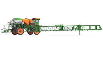 Farm Sprayer 3D rendering on white background photo