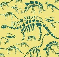 Dinosaur Vector. Cute dinosaur vectors roar pattern