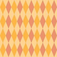 Seamless diamond pattern in yellow-orange colors. Vector graphics.