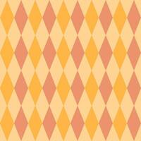 Seamless diamond pattern in yellow-orange colors. Vector graphics.