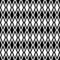 Seamless diamond black and white pattern. Vector graphics.