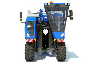 Grape Harvester 3D rendering on white background photo